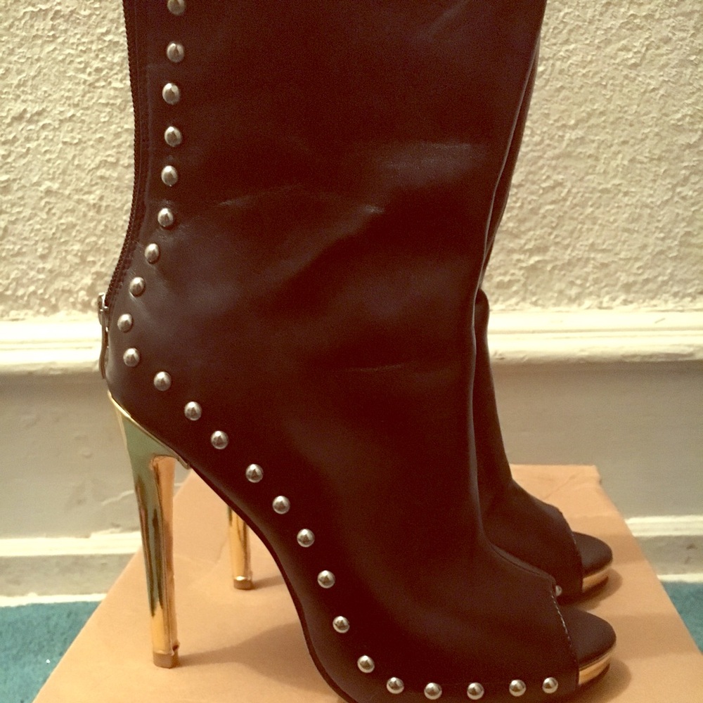 Studded boots